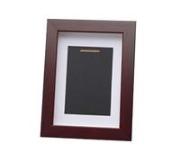 GIUPLOKID Grand Cadre d'affichage de la médaille, Support de Cadre d'affichage d'insigne et médaille en Bois Massif for Les médailles Sports Guerre Multicolore Peut contenir 1(Walnut)