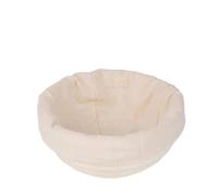 GIUPLOKID Paniers à prova de sourdough, Bread Proofing Basket Set Oval Round Rattan Wood Color Multiple Sizes(Round-25x8cm)