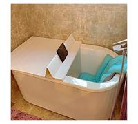 GIUPLOKID Plateau de Baignoire Extensible, Plateau de Couverture Baignoire Pliable, Anti-poussière, Plusieurs Tailles(160cm*70cm*0.6cm)