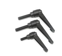 GIUPLOKID Poignée de levier de serrage fileté, Levier de serrage M8, poignée réglable, bouton verrouillage à filetage mâle externe M8X(16-80) mm(M8X70)