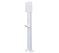 GIUPLOKID Recharge pour véhicules électriques d'extérieur, Support de Socle Chargeur EV for Utilisation intérieure et extérieure, Acier galvanisé, 17x11x150cm