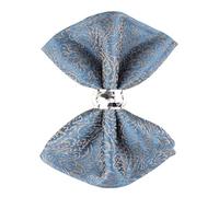 GIUPLOKID Serviettes en Tissu, Serviettes en Tissu Jacquard for Mariage au Restaurant, Paquet Multicolore de 6(Plum)