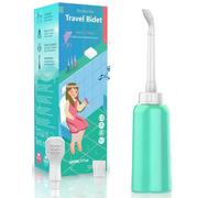Giural Bidets Personnels De Poche - Pulvérisateur Bidet Portable - Bidet À Main pour Voyage - Facile À Utiliser avec Sac De Voyage, Capacité 500 ML Et Vaporisateur Coudé,Vert