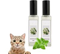 Giurui Herbal Cat Joy Lot de 2 vaporisateurs d'herbe à chat pour chats, spray d'entraînement pour chat avec herbe à chat, soulagement de l'anxiété pour chat, apaisant pour chat
