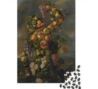 Giuseppe Arcimboldo Puzzles Art 1000 Pièces, Casse-tête Peinture 3D, Puzzle Impossible, Bricolage Moderne Art Mural Cadeau Unique Home Decor, Puzzle en Bois Tableaux célèbres du Monde