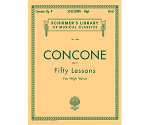 [Giuseppe Concone Fifty Lessons For High Voice Op.9] [By: Concone, Joseph] [November, 1997]