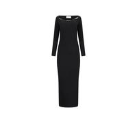 Giuseppe Di Morabito - Abito a coste sottili - Femme - Robes - Noir - Taille: 36 FR