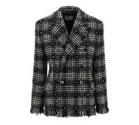 Giuseppe Di Morabito - Blazer en Tweed et Strass - Femme - Vestes - Multicolore - Taille: 40 FR