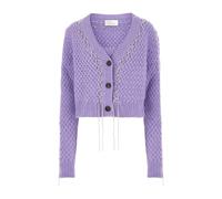 Giuseppe Di Morabito - Cardigan - Femme - Pulls - Violet - Taille: 36 FR