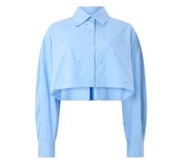 Giuseppe Di Morabito - Chemise Courte avec Perles - Femme - Blouses et Chemises - Bleu - Taille: 38 FR
