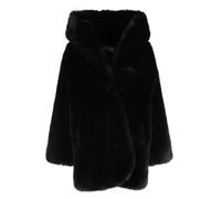 Giuseppe Di Morabito - Manteau en fausse fourrure noir avec capuche - Femme - Vestes - Noir - Taille: 36 FR