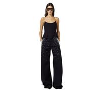 Giuseppe Di Morabito - Pantalon large - Femme - Pantalons - Noir - Taille: 38 FR