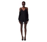 Giuseppe Di Morabito - Robe Courte avec Bralette en Dentelle - Femme - Robes - Noir - Taille: 38 FR