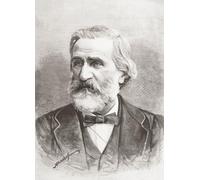 Giuseppe Fortunino Francesco Verdi 1813-1901. Compositeur d'opéra italien de Ilustracion Artistica publié 1887. Poster imprimé par Ken Welsh (30,5 x 40,6 cm)