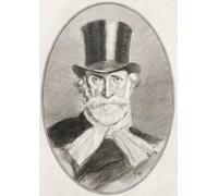 Giuseppe Fortunino Francesco Verdi 1813-1901. Compositeur d'opéra italien. Illustration de Gordon Ross Artiste et illustrateur américain (1873-1946) tiré des biographies vivantes de grands