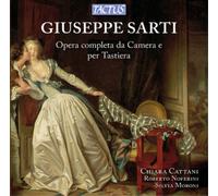 Sarti – Intégrale de la musique de chambre pour clavier – Cattani, Noferini, Moroni – Tactus