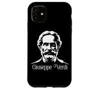 Giuseppe Verdi Compositeur Silhouette Musique Classique Opéra Coque pour iPhone 11