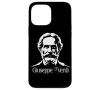 Giuseppe Verdi Compositeur Silhouette Musique Classique Opéra Coque pour iPhone 13 Pro Max