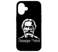 Giuseppe Verdi Compositeur Silhouette Musique Classique Opéra Coque pour iPhone 16