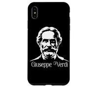Giuseppe Verdi Compositeur Silhouette Musique Classique Opéra Coque pour iPhone XS Max