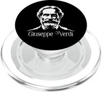 Giuseppe Verdi Compositeur Silhouette Musique Classique Opéra PopSockets PopGrip pour MagSafe