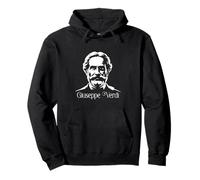 Giuseppe Verdi Compositeur Silhouette Musique Classique Opéra Sweat à Capuche