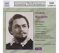Giuseppe Verdi Immortal performances (CD) Album