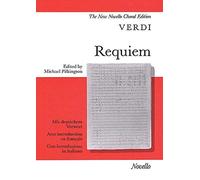 Giuseppe verdi: requiem (vocal score) chant