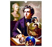 Giuseppe Verdi (Wandkalender 2026 DIN A4 hoch), CALVENDO Monatskalender: Eine Hommage an einen der größten Opernkomponisten