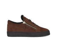 Giuseppe Zanotti - Baskets Élégantes Marron Fermées Plates - Homme - Chaussures - Brun - Taille: 46 EU