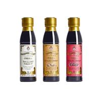 Giusti - Crème à base de Vinaigre Balsamique de Modène IGP - Classique, Framboise, Truffe - 3 x 150 ml
