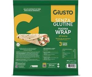 Giusto Sans Gluten Wrap Avoine Bio 3x60g