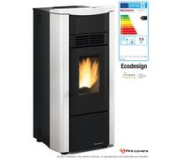 Giusy Evo 2.0 7kW Poêle à granulés bordeaux