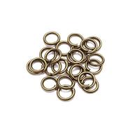 GIVBRO 200 anneaux de saut ouverts pour clés, anneaux de porte-clés pour la fabrication de pendentifs en bijouterie, accessoires pour travaux manuels DIY, bronze, 12 mm