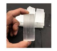 GIVBRO Bâton de Cristal de sélénite, Gypse, Quartz, Baguette de sélénite, Cristal de guérison Brut, Pierres brutes Naturelles pour thérapie de méditation Reiki, Direction énergétique 6-7 cm