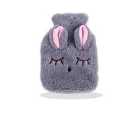 GIVBRO Bouillotte en peluche en forme de lapin pour anniversaire, Noël, Nouvel An (#D)