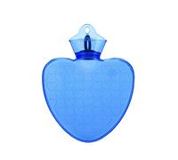 GIVBRO Bouillotte PVC Bouteille d'eau Chaude Bouillotte avec en Forme de Coeur pour soulager la Douleur et Les crampes menstruelles 1000 ML