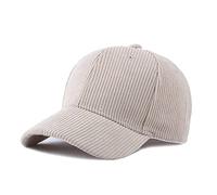 GIVBRO Casquette de baseball pour homme et femme en velours côtelé réglable Unisexe Polo Sport décontracté uni automne hiver casquette de soleil casquette de sport