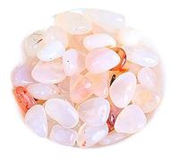 GIVBRO Galets décoratifs pour aquarium, mini jardin, granulés, gravier, rivière, allée, blanc, 200 g