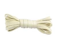 GIVBRO Lacets plats cirés de rechange pour bottes, baskets, chaussures de marche, chaussures athlétiques, décontractées, 1 paire - Beige