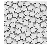 GIVBRO Lot de 100 perles d'espacement vintage en forme de fleur - Accessoires pour fabrication de bijoux, bracelets, pendentifs - Argent