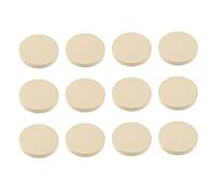 GIVBRO Lot de 12 boutons de manchette de rechange pour chemise, manteau, blazer, mercerie, loisirs créatifs, beige, 25 mm