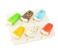 GIVBRO Lot de 2 aimants de réfrigérateur en forme de cône de glace artificielle réaliste pour accessoires de photographie, envoyés au hasard (#A)