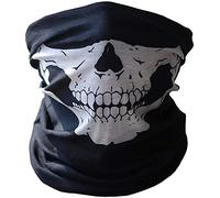 GIVBRO Lot de 2 bandanas tubulaires sans couture avec motif tête de mort, cache-cou pour extérieur, moto, vélo