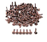 GIVBRO Lot de 50 mini attaches parisiennes rondes en métal pour loisirs créatifs, estampage, scrapbooking, outil