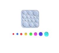 GIVBRO Moules plats en résine de silicone pour pierres précieuses - Moules en résine époxy pour loisirs créatifs, décoration