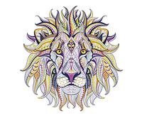 GIVBRO Patch thermocollant pour transfert de chaleur - Motif lion - Tigre - Pour vêtements, t-shirts, vestes, jeans, sacs à dos