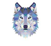 GIVBRO Patchs thermocollants - Motif loups - Pour transfert de chaleur - Pour t-shirts - Accessoires de bricolage (#D)