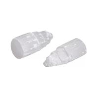 GIVBRO Pilier de Montagne en Cristal de sélénite, Tour de Cristal, Baguette de sélénite, Pierres de guérison brutes pour l'équilibrage des Chakras, Collection de méditation Reiki 6 cm x 3 cm