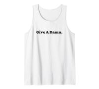 Give a Damn Resistance Anti-Fascism Retro Débardeur